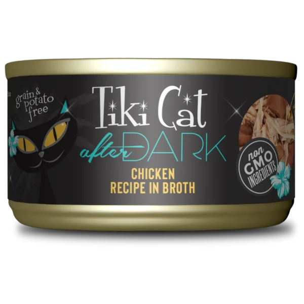 Tiki Cat After Dark Chicken in Broth Cat Wet Food, 80g