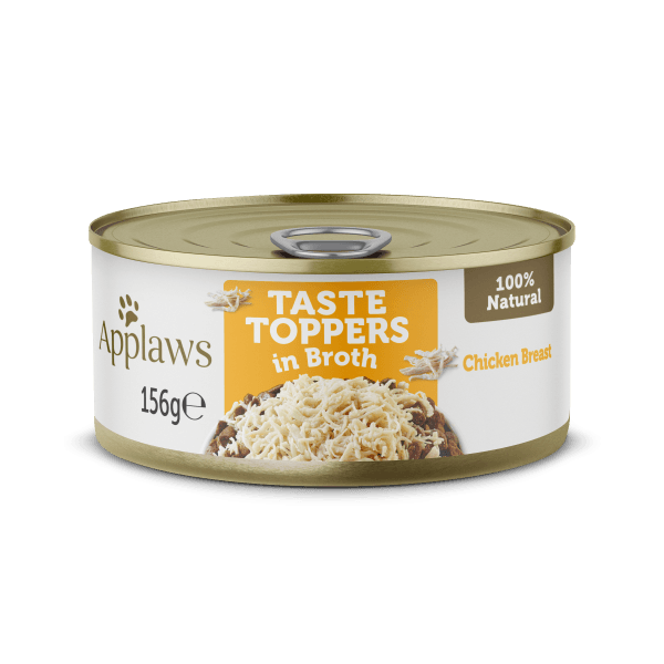 Applaws Taste Toppers Chicken Breast in Broth Canned Dog Food, 156g