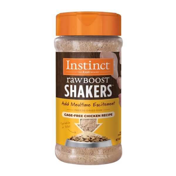 Instinct Raw Boost Shakers Cage-Free Chicken Freeze-Dried Dog Food Topper, 5.5oz